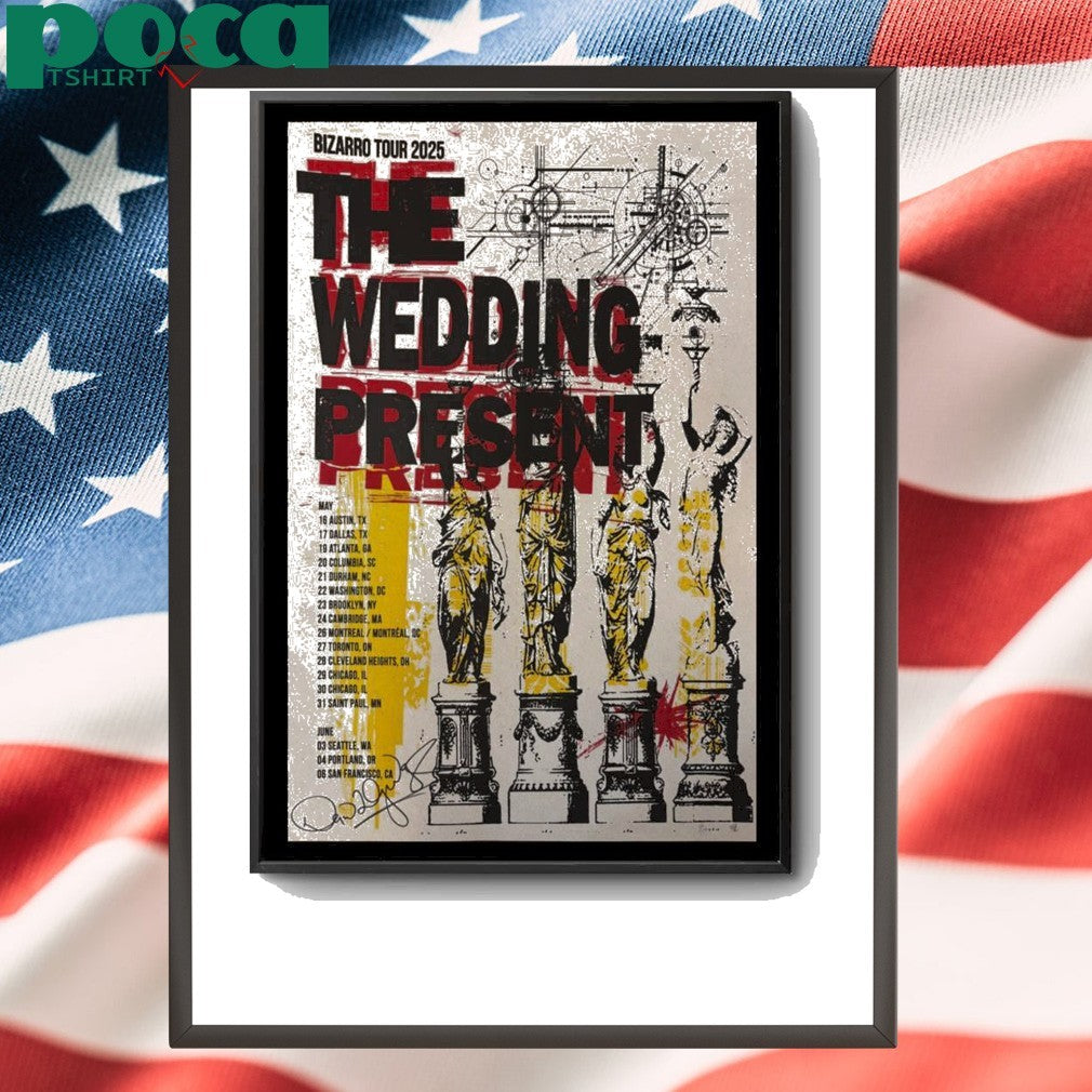 The Wedding Present May + June 2025 Poster shirt