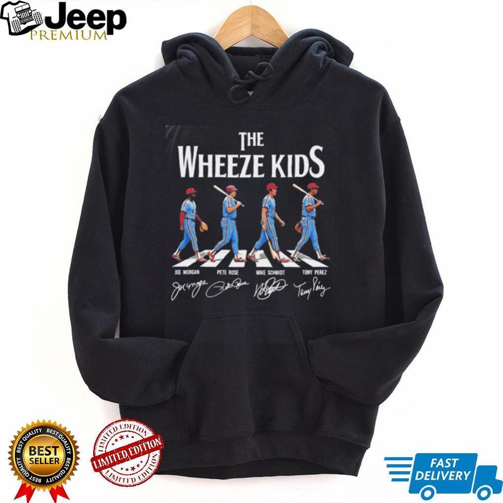 The Wheeze Kids Joe Morgan Pete Rose Mike Schmidt Tony Perez Philadelphia Phillies shirt