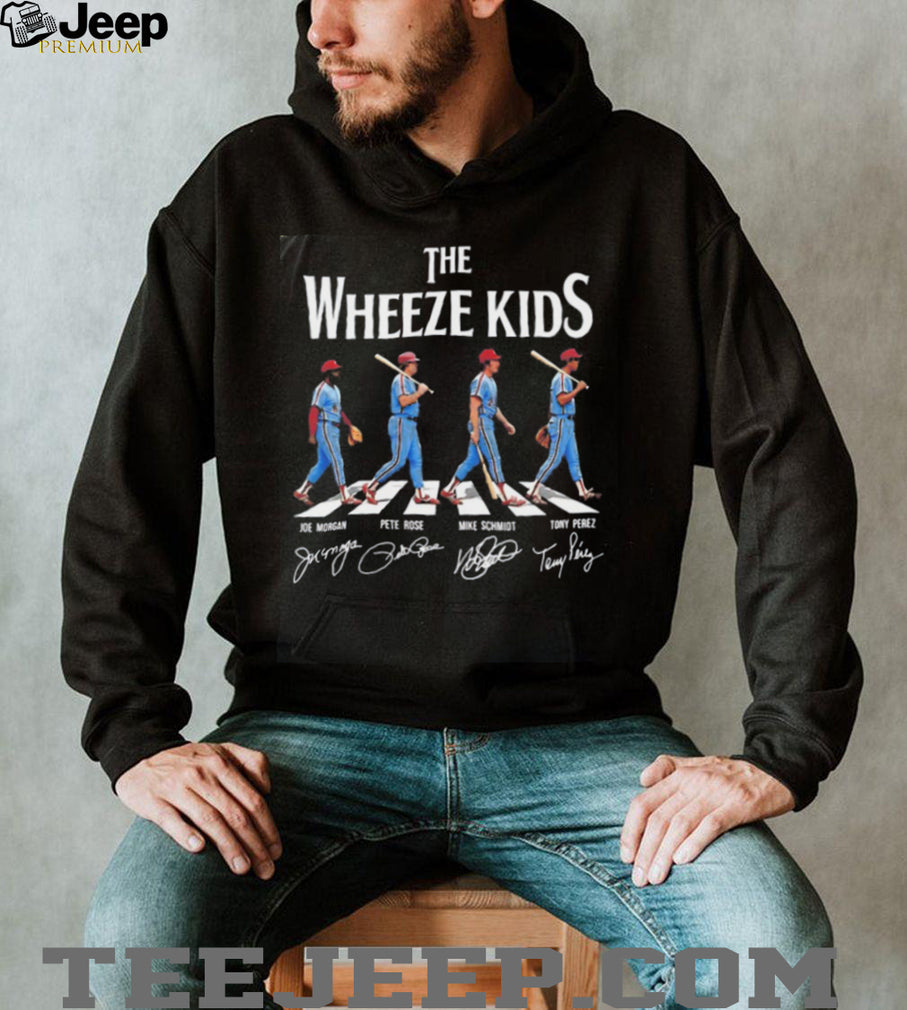 The Wheeze Kids Joe Morgan Pete Rose Mike Schmidt Tony Perez Philadelphia Phillies shirt