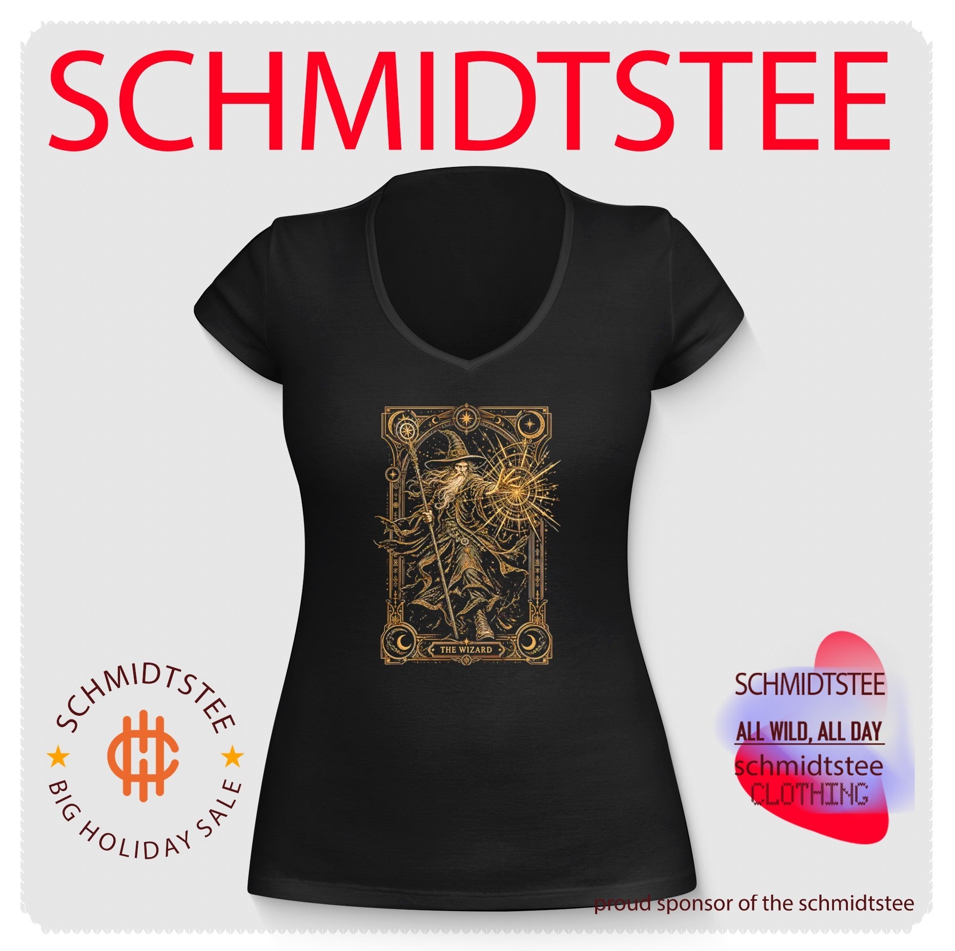 The Wizard Tarot Card Mystical Magic Spellcaster shirt