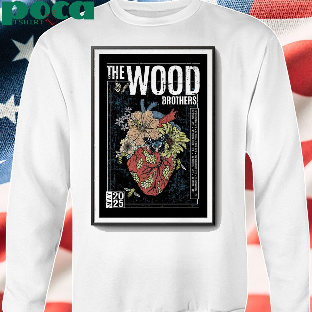 The Wood Brothers May 2025 Poster shirt
