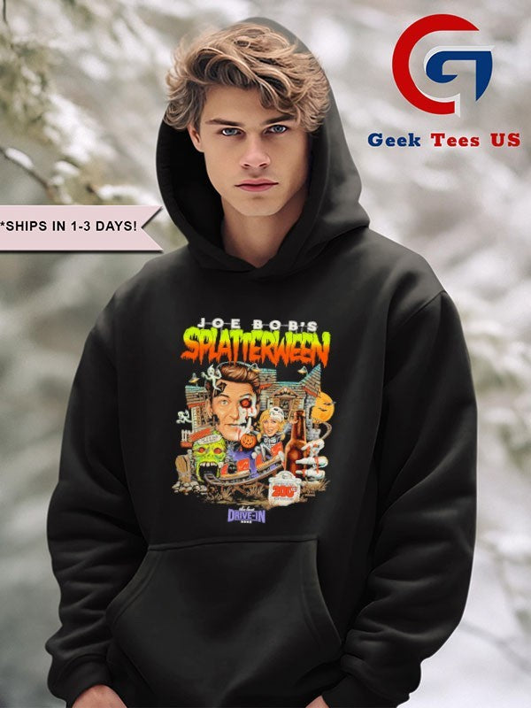 The last Drive-in Joe Bob’s splatterween shirt