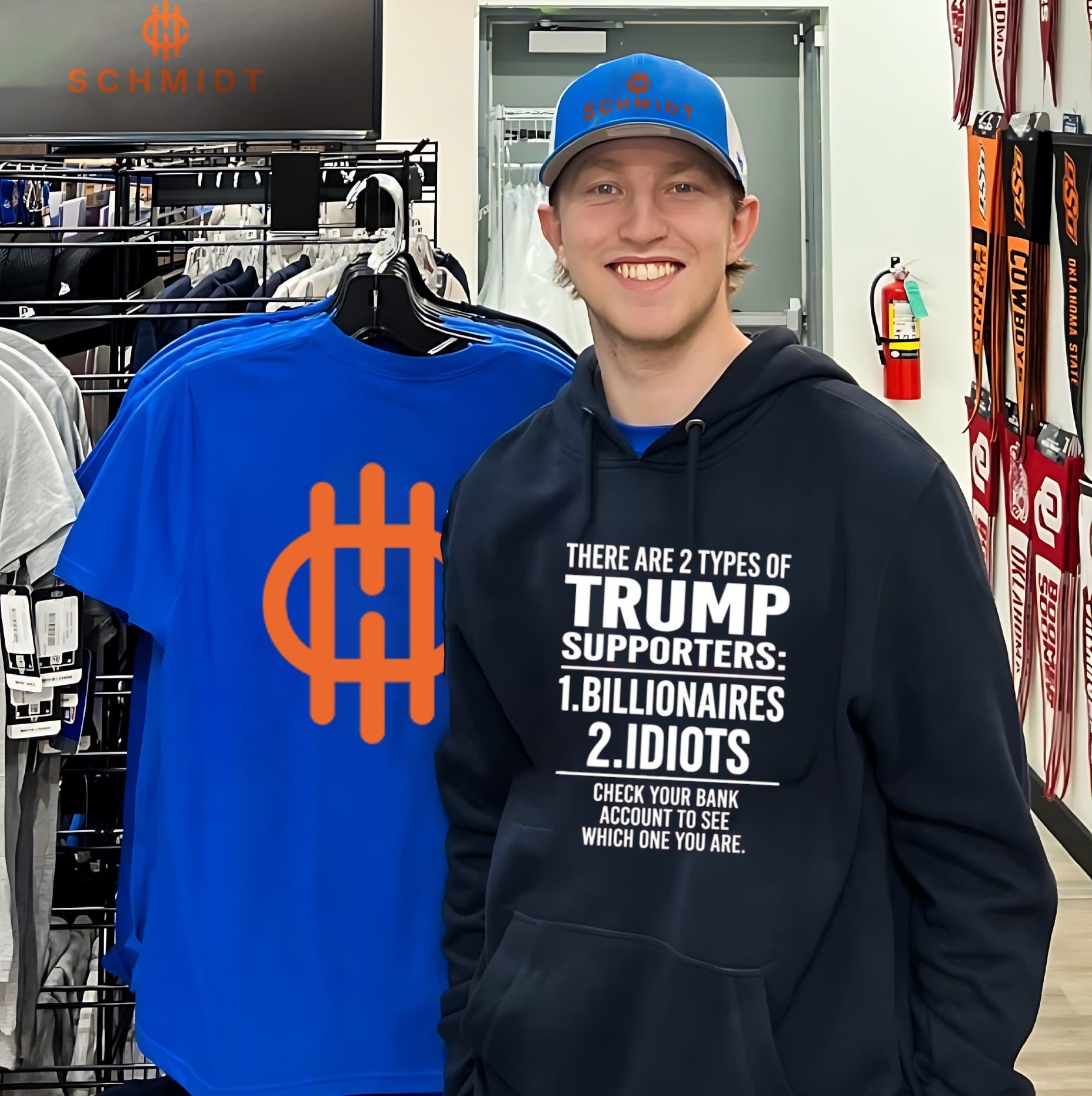There Are 2 Types Of Trump Supporters Billionaires Idiots Shirt