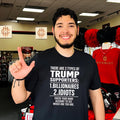 There Are 2 Types Of Trump Supporters Billionaires Idiots Shirt
