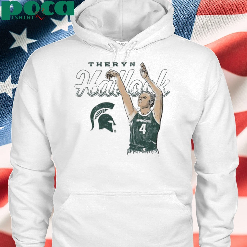 Theryn Hallock Michigan State Spartans Basketball shirt