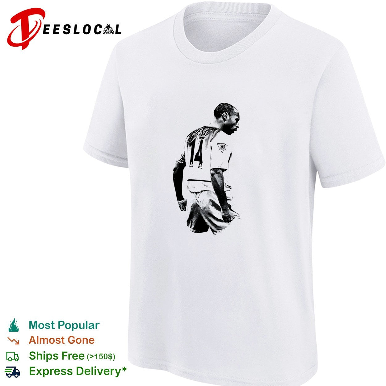 Thierry Henry Arsenal portrait shirt