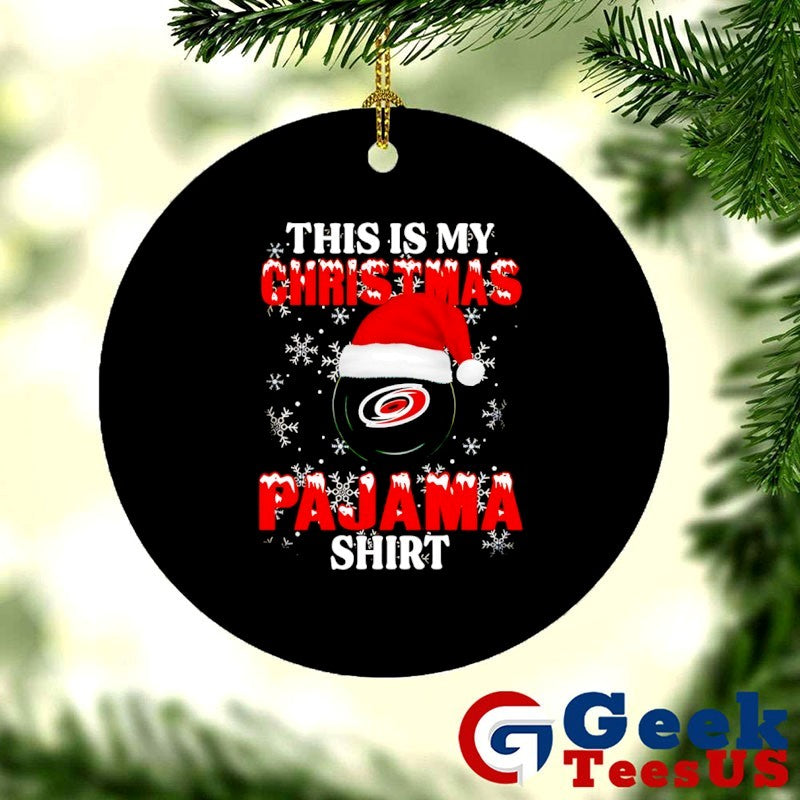 This is my Christmas Carolina Hurricanes NHL Pajama shirt