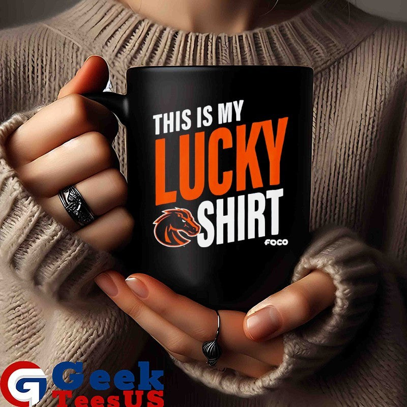 This is my lucky Boise State Broncos football shirt