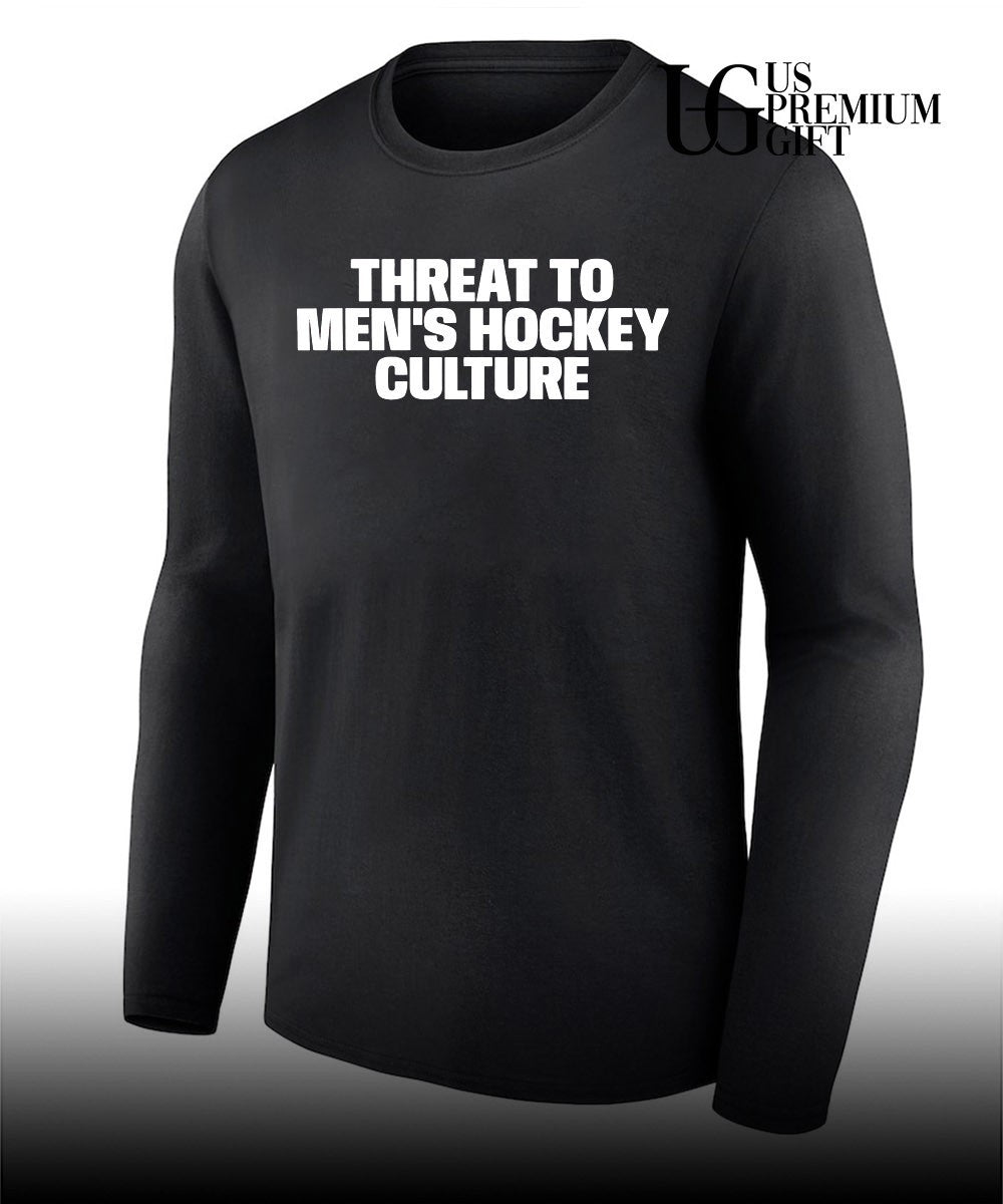 Threat to men’s hockey culture shirt