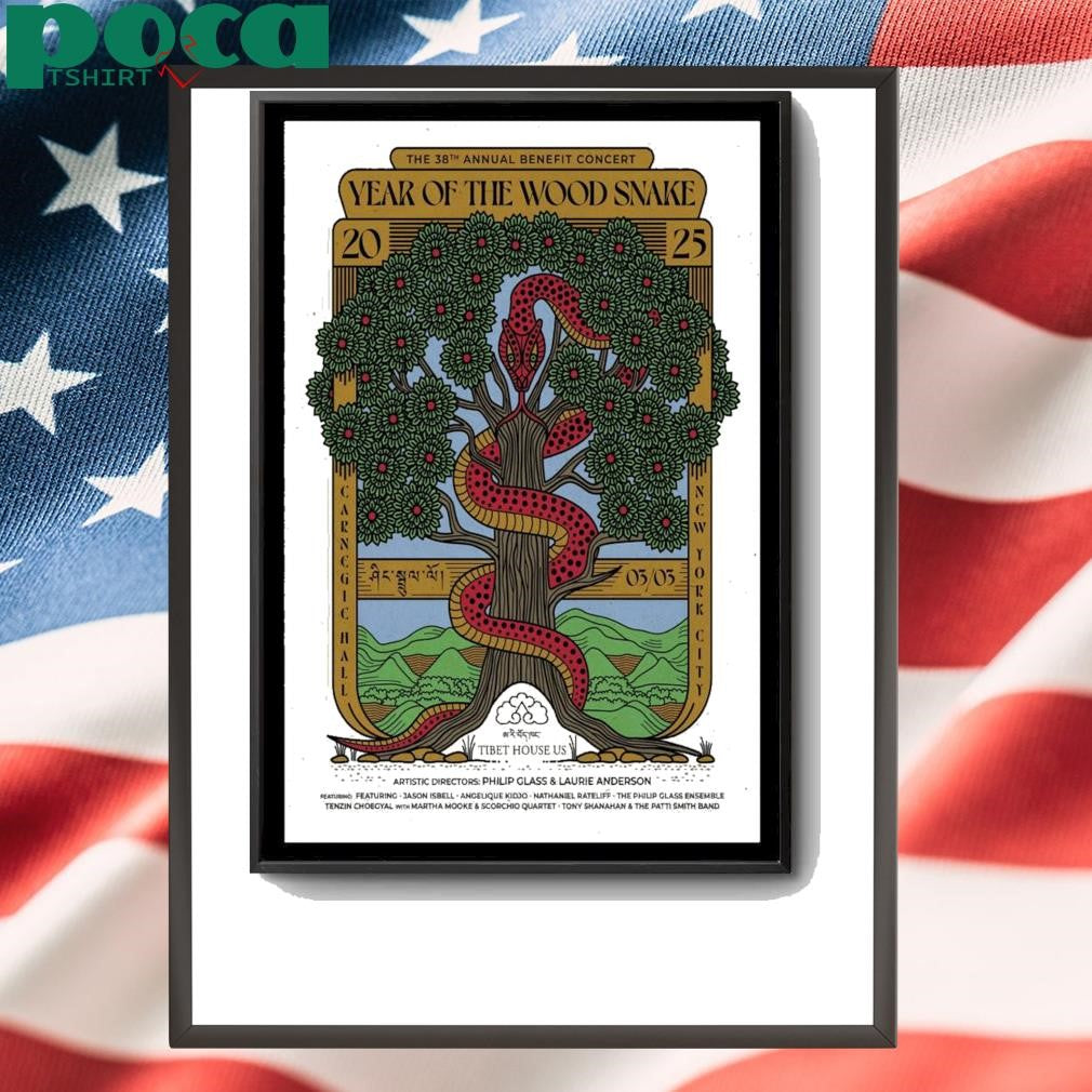 Tibet House The 38th Benefit Concert New York City 2025 Poster shirt