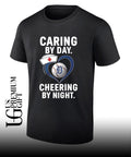 Tigers caring by day cheering by night shirt
