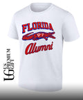 Tim Tebow wearing University of Florida Alumni shirt