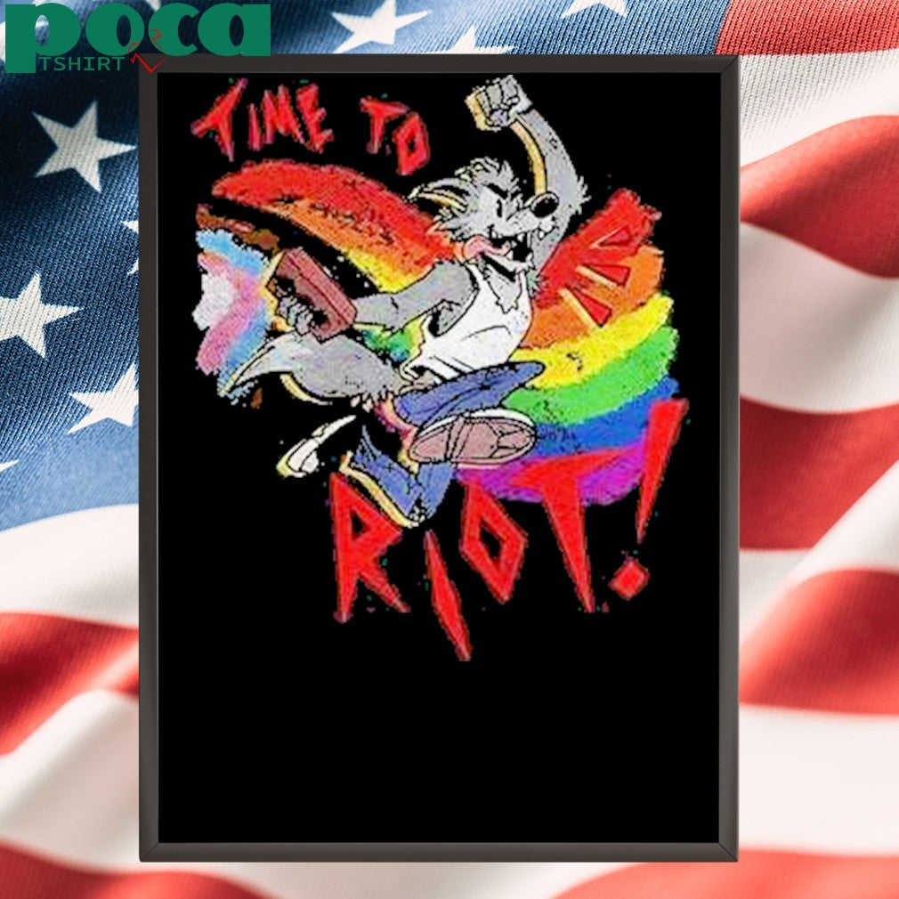 Time To Riot Pride Month Shirt