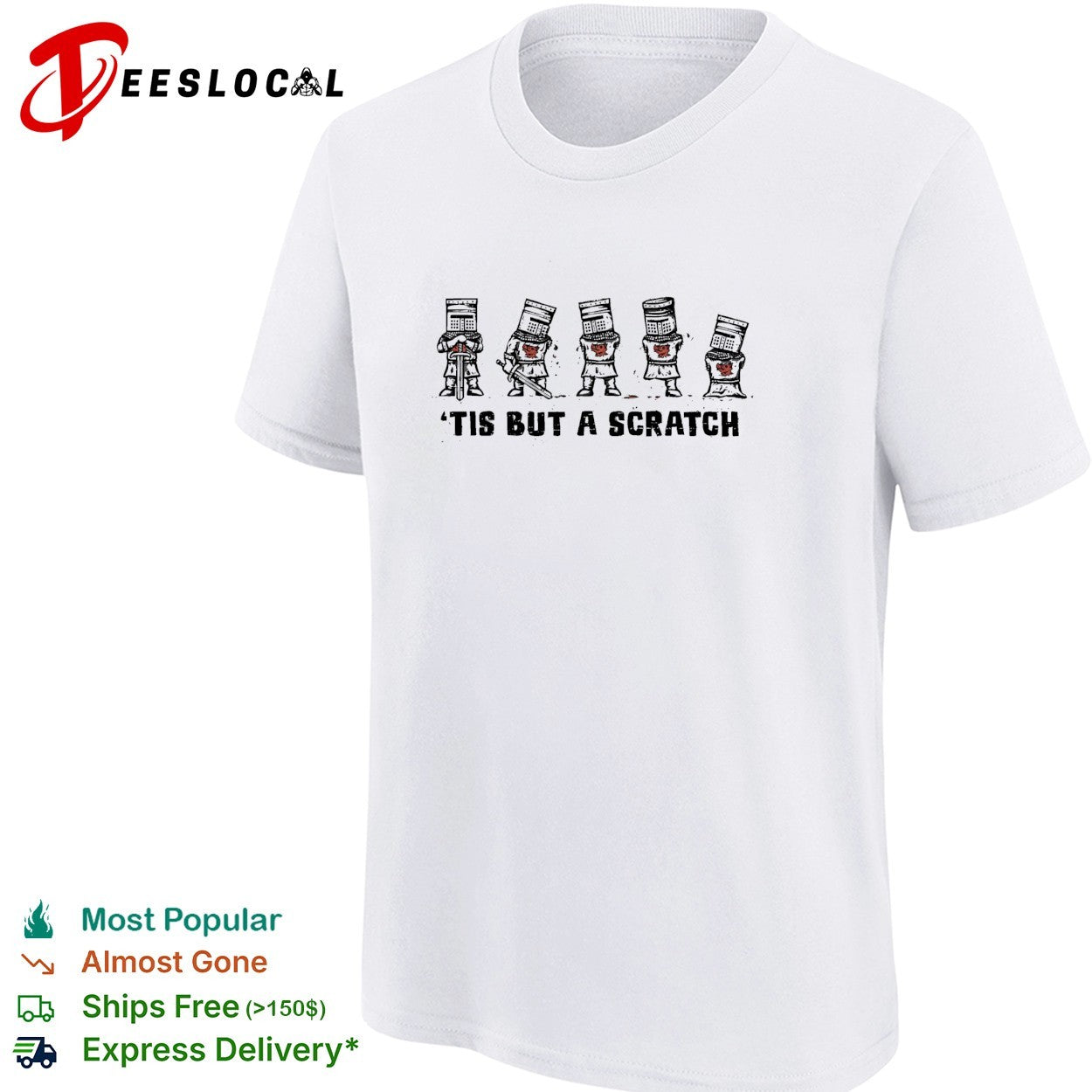 ‘Tis but a scratch knights shirt