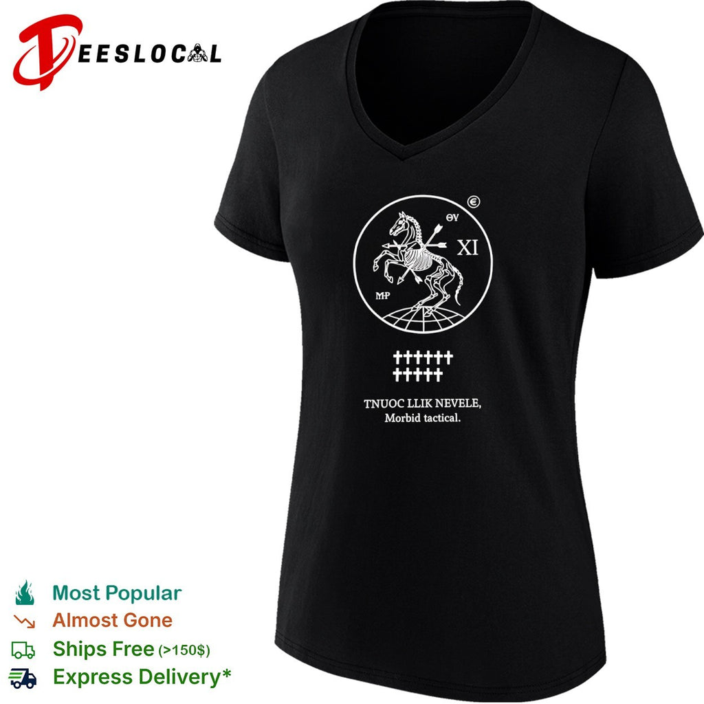 Tnuoc Llik Nevele Morbid Tactical Skeletal Horse XI Shirt