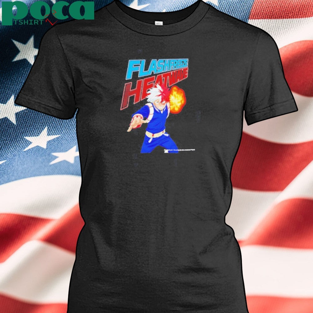 Todoroki Shoto Flashfreeze Heatwave My Hero Academia shirt