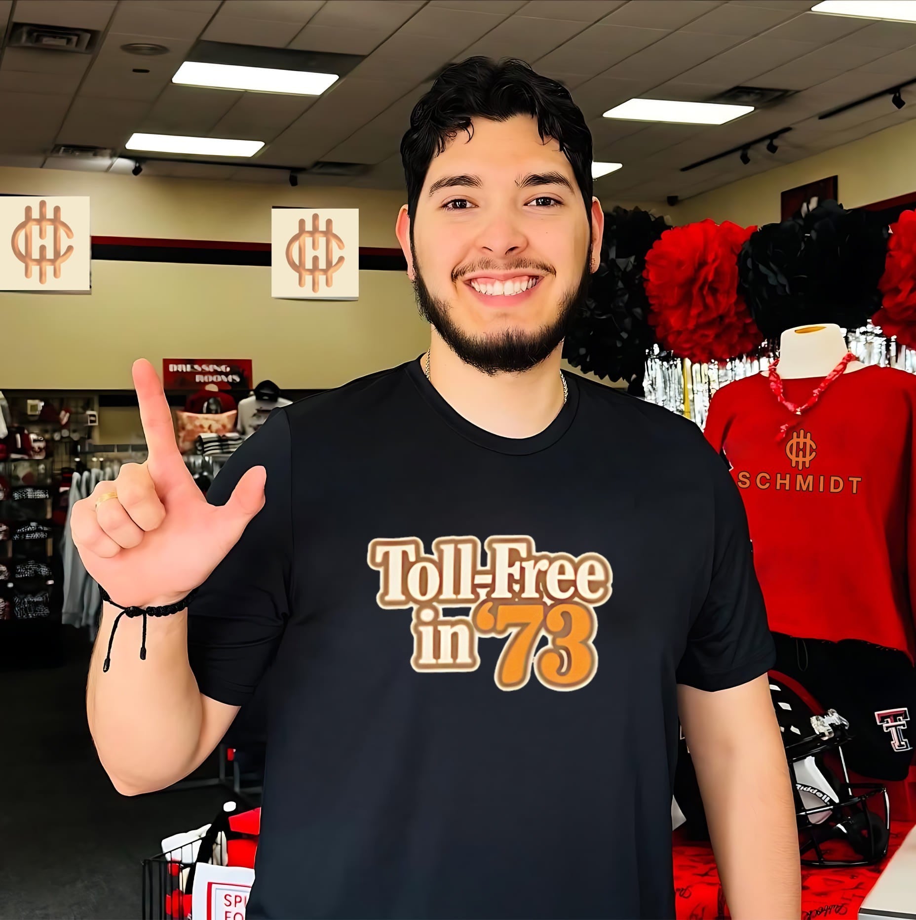 Toll-Free in ’73 1973 telephone nostalgia shirt