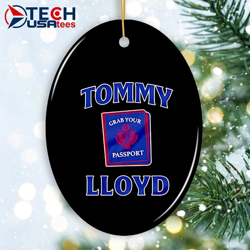 Tommy Lloyd grab your passport shirt