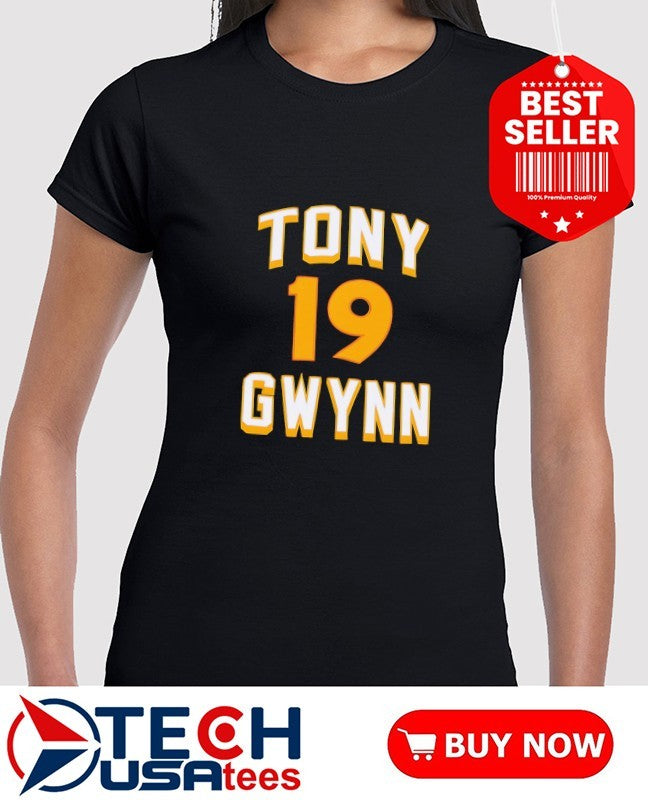 Tony Gwynn #19 San Diego Padres shirt