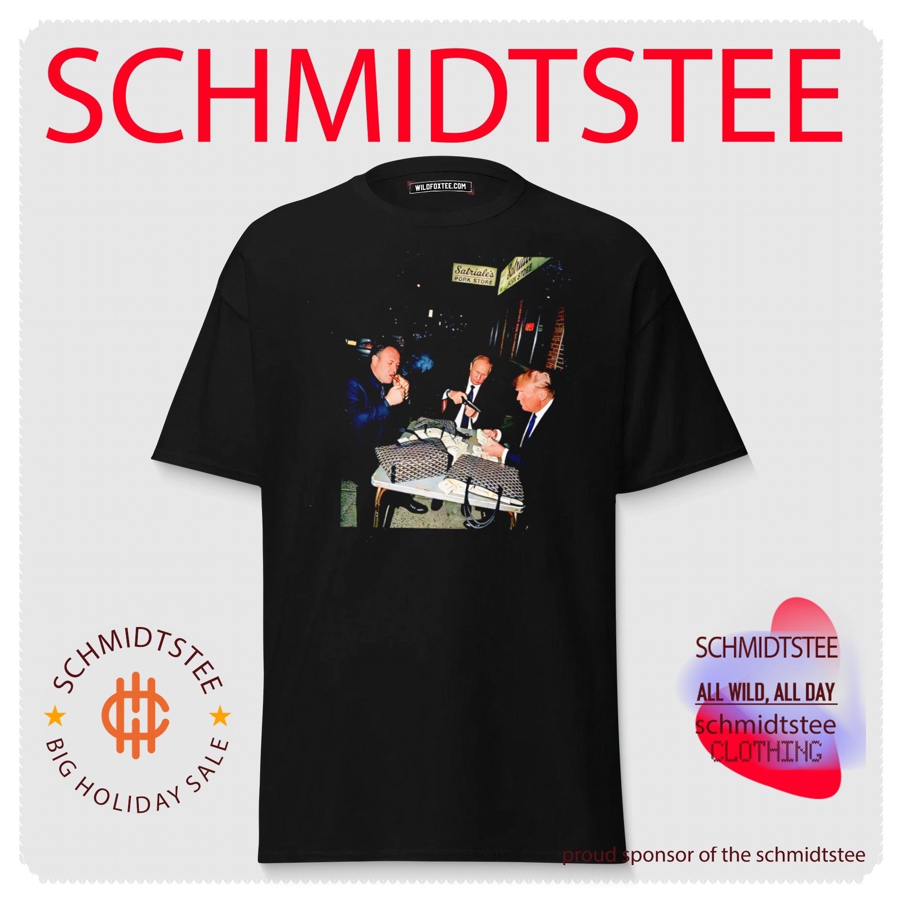 Tony Soprano Vladimir Putin and Donald Trump gangster shirt