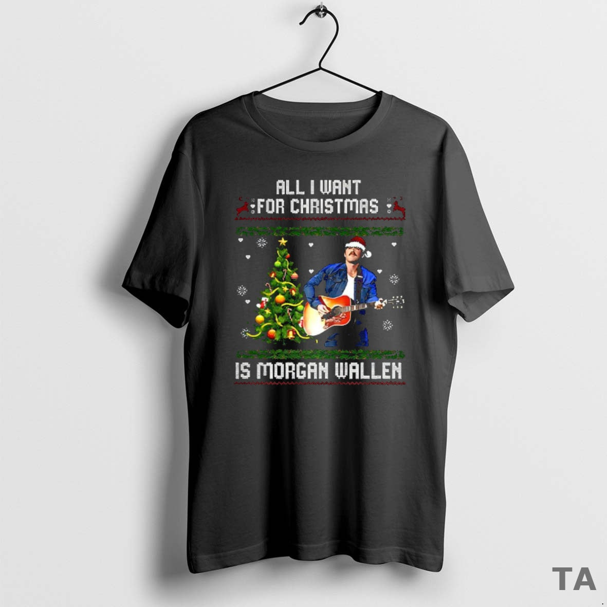 Top All I Want For Christmas_e2_80_afis_e2_80_afmorgan Country Music T Shirt Sweater