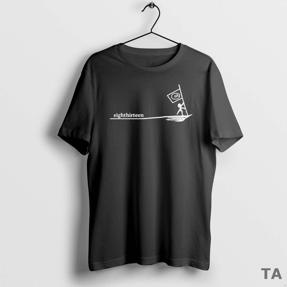 Top Eight Thirteen M Flag T Shirt Sweater