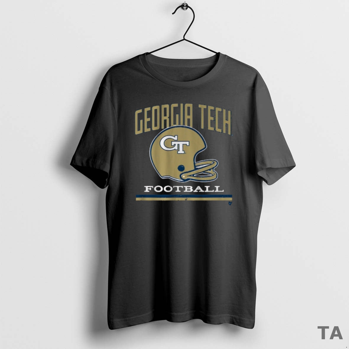Top Georgia Tech Yellow Jackets Ncaa Football Vintage Helmet T Shirt Sweater