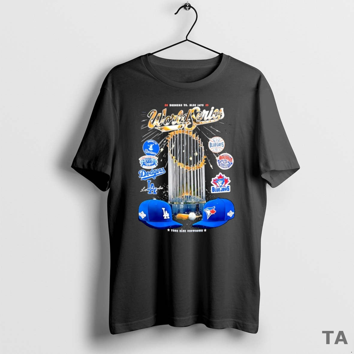 Top Los Angeles Dodgers Vs Toronto Blue Jays 2025 World Series Trophy Logo