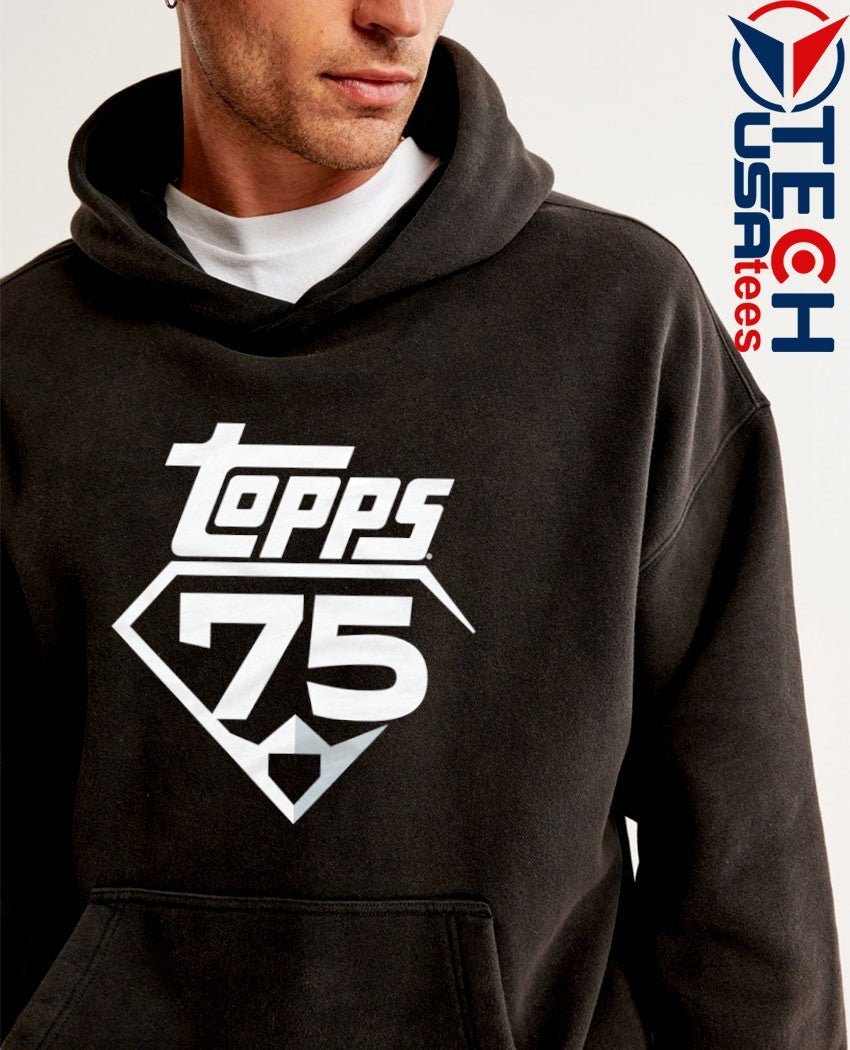 Topps Baseball 75th Anniversary logo shirt