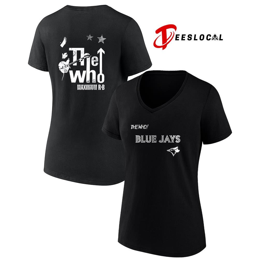 Toronto Blue Jays The Who Maximum R B North American Farewell tour graphic shirt