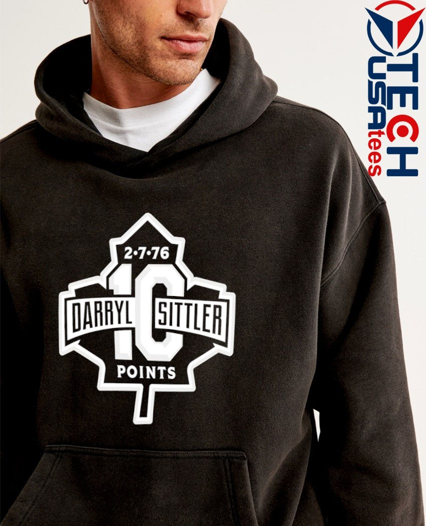 Toronto Maple Leafs Darryl Sittler 10 Point 2.7.76 logo shirt
