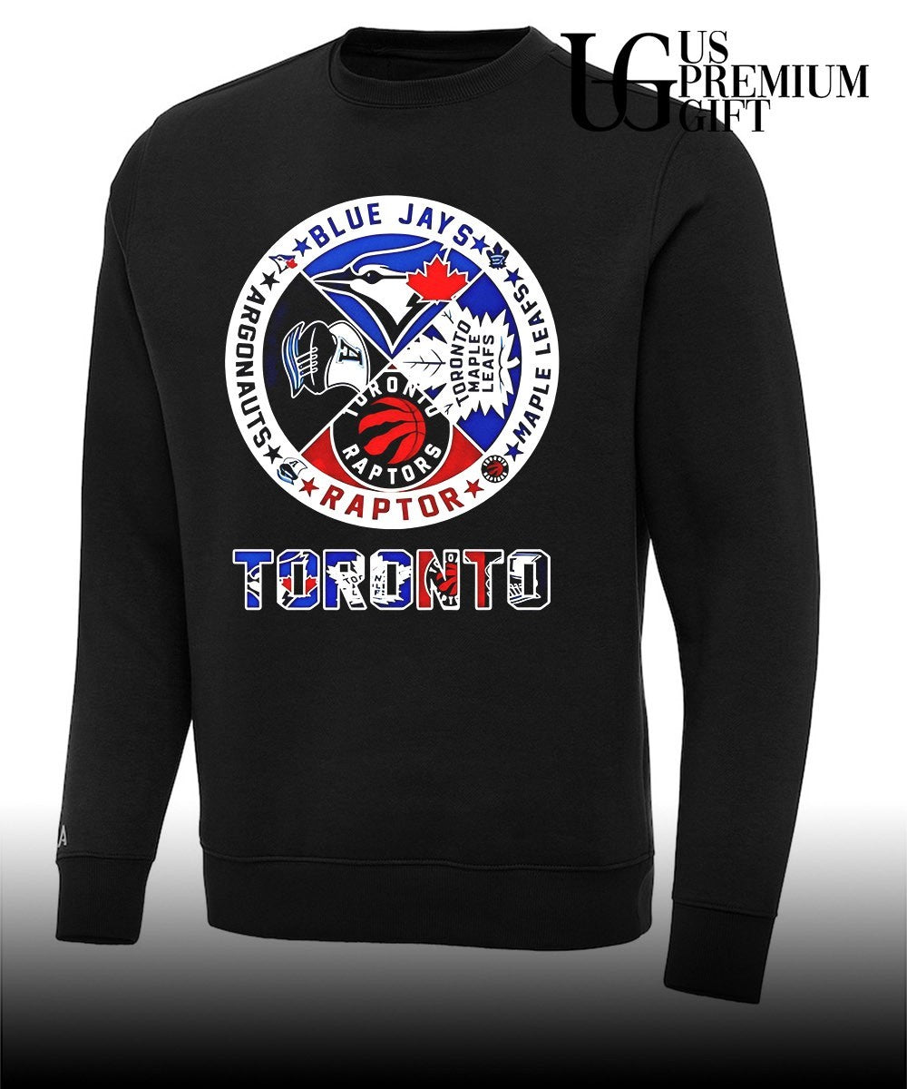 Toronto circle logo sports team Toronto Blue Jays Maple Leafs Argonauts Raptors logo shirt