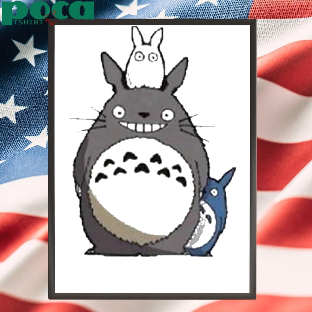 Totoro Family Cute Ghibli Shirt