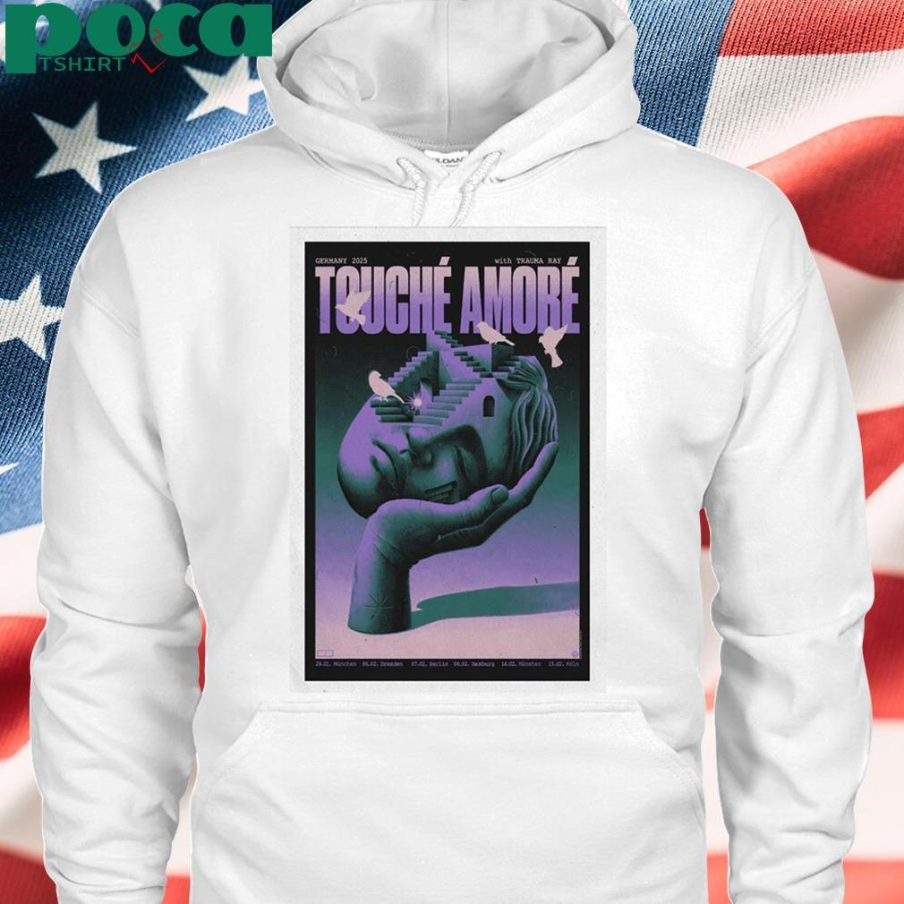 Touche Amore Germany 2025 Tour Unisex T-shirt