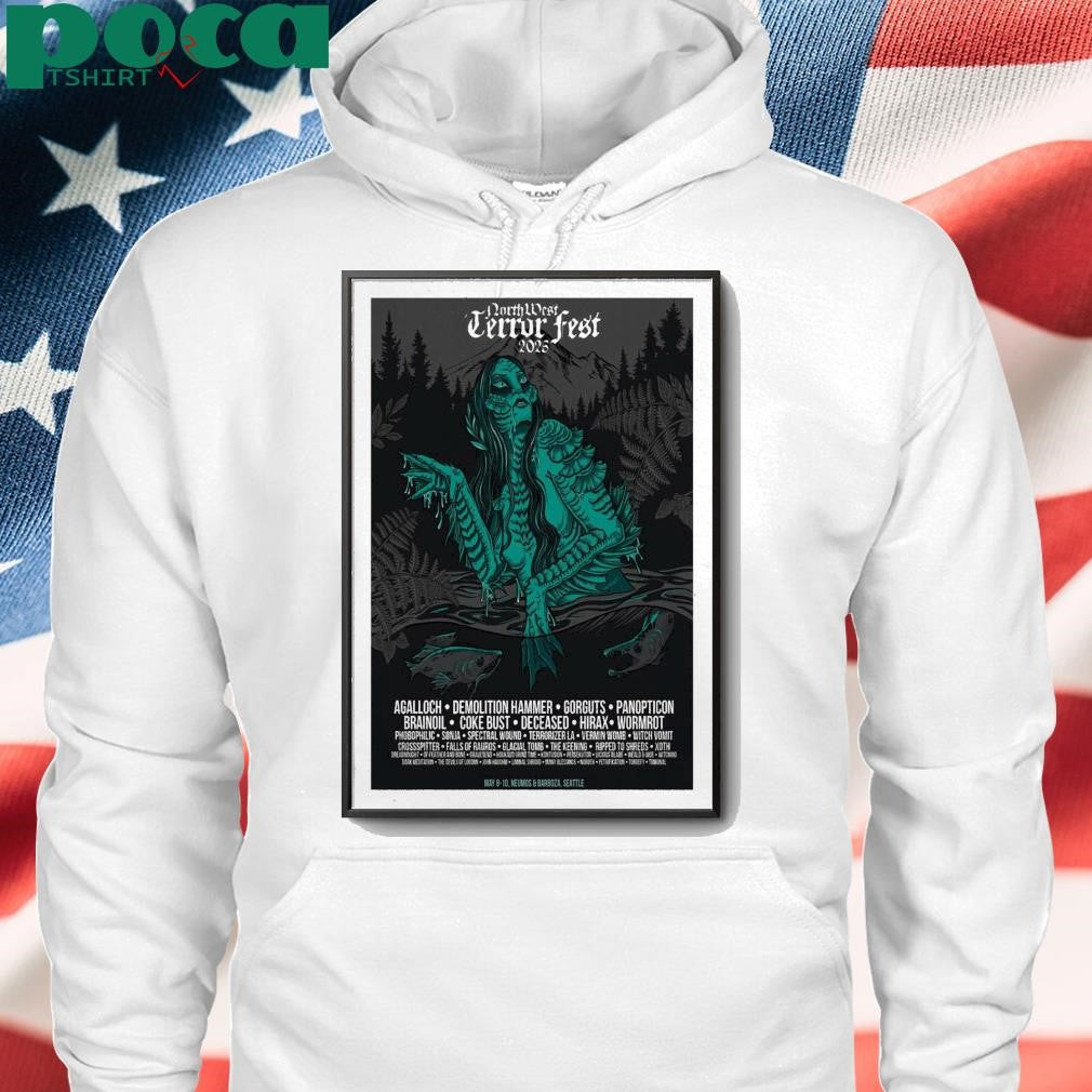 Tour 2025 Seattle WA Show Northwest Terror Fest Neumos And Barboza Poster shirt