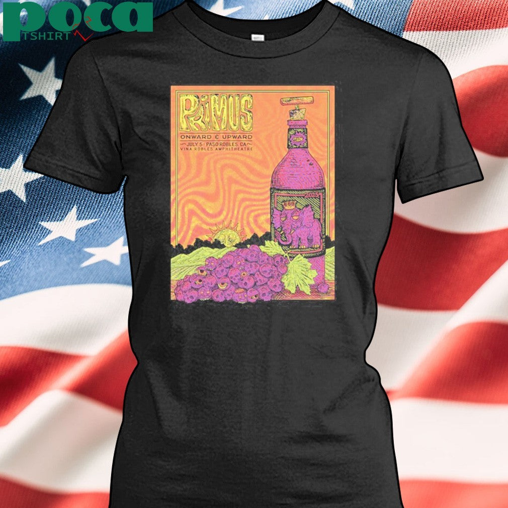 Tour 2025 Vina Robles Amphitheatre in Paso Robles, CA Primus Shirt