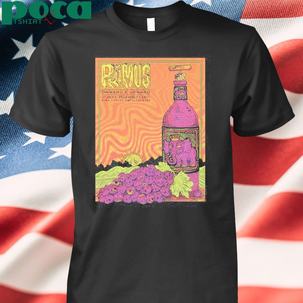 Tour 2025 Vina Robles Amphitheatre in Paso Robles, CA Primus Shirt