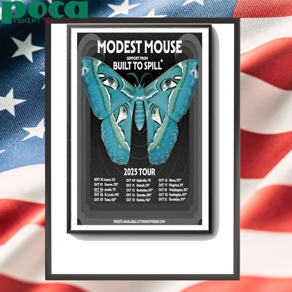 Tour Fall 2025 Modest Mouse & Built To Spill Poster shirt