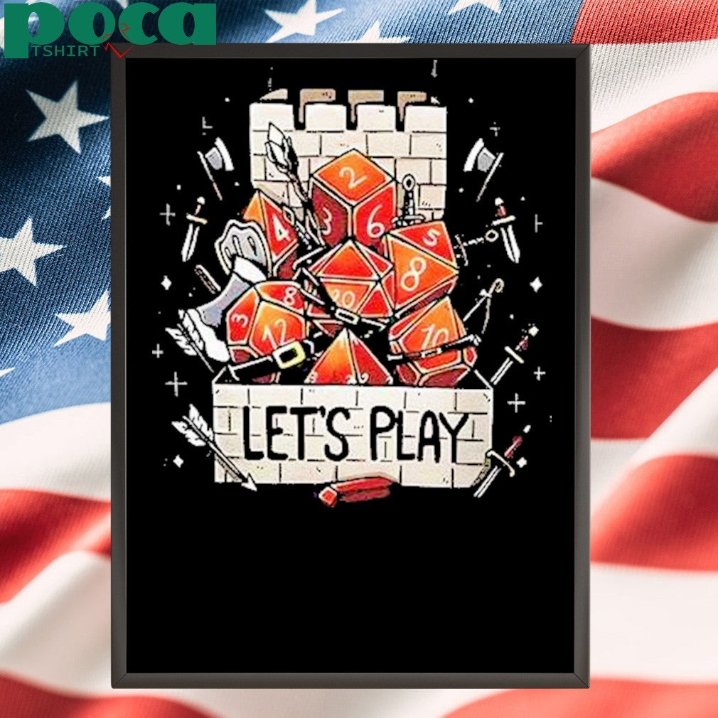 Tower Dice Lets Play Shirt