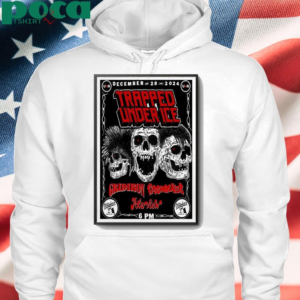 Trapped Under Ice Baltimore, MD Tour 2024 Poster shirt