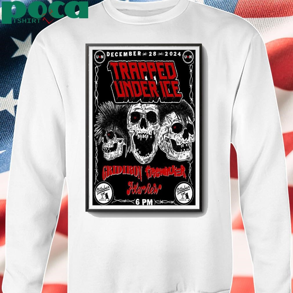 Trapped Under Ice Baltimore, MD Tour 2024 Poster shirt