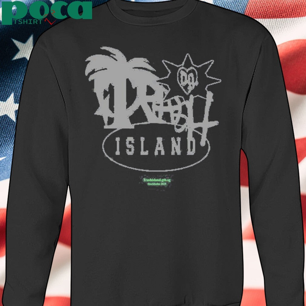 Trash Island Logo Black shirt