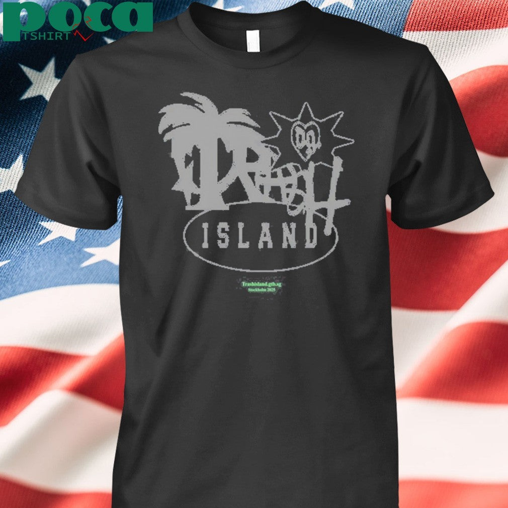 Trash Island Logo Black shirt