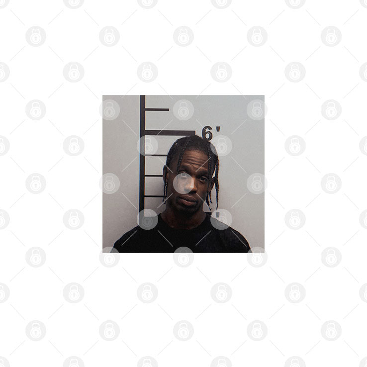 Travis Scott Mugshot Free The Rage T Shirt