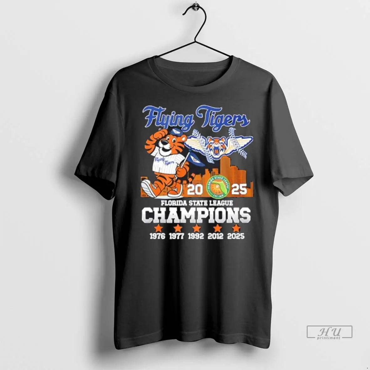 Trending 2025 Florida State League Champions Flying Tigers Mascot T Shirt