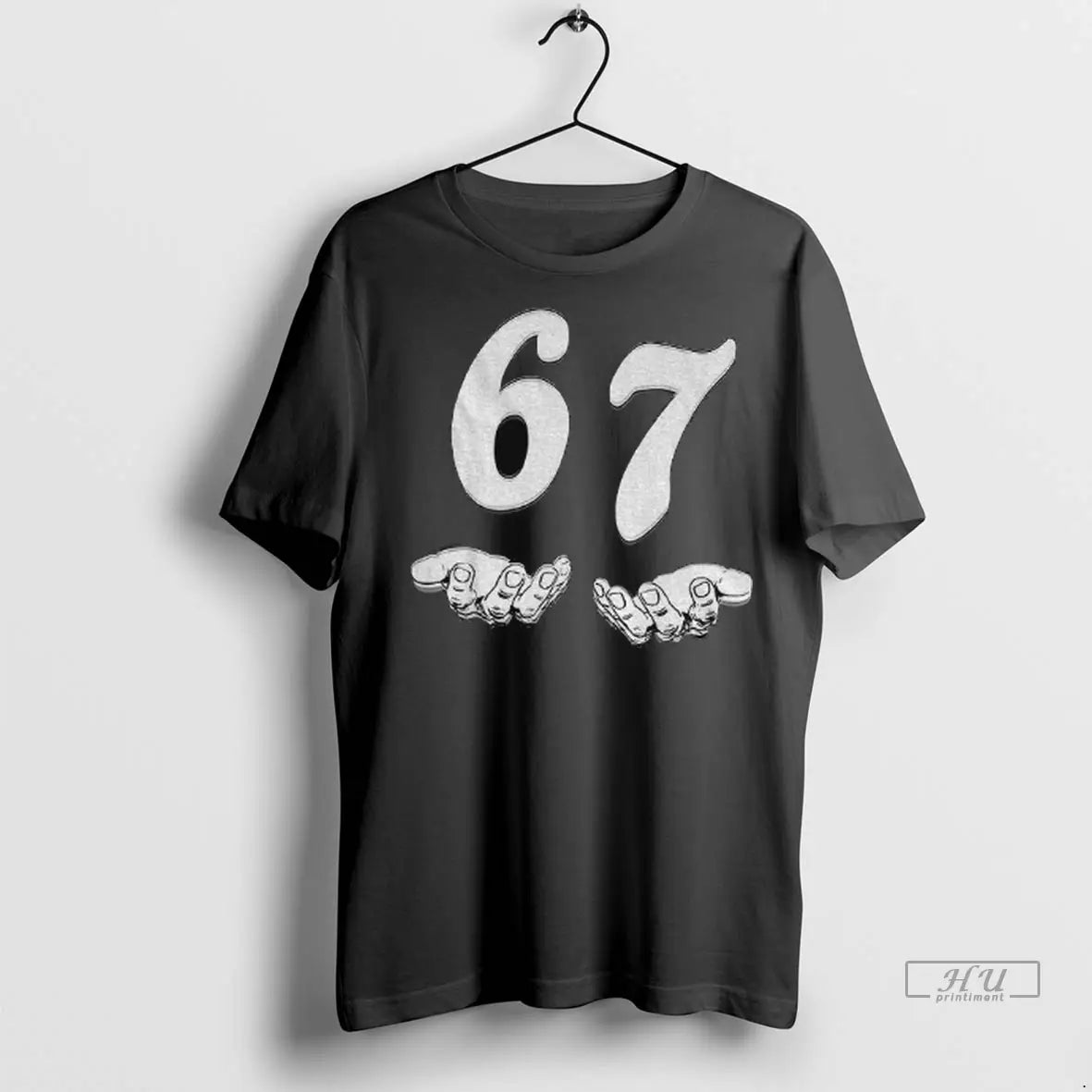 Trending 67 Hand Funny Six Seven Meme Generation Alpha T Shirt