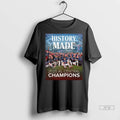Trending Cleveland Guardians History Made 2025 Al Central Champions 2025 Long Sleve T Shirt