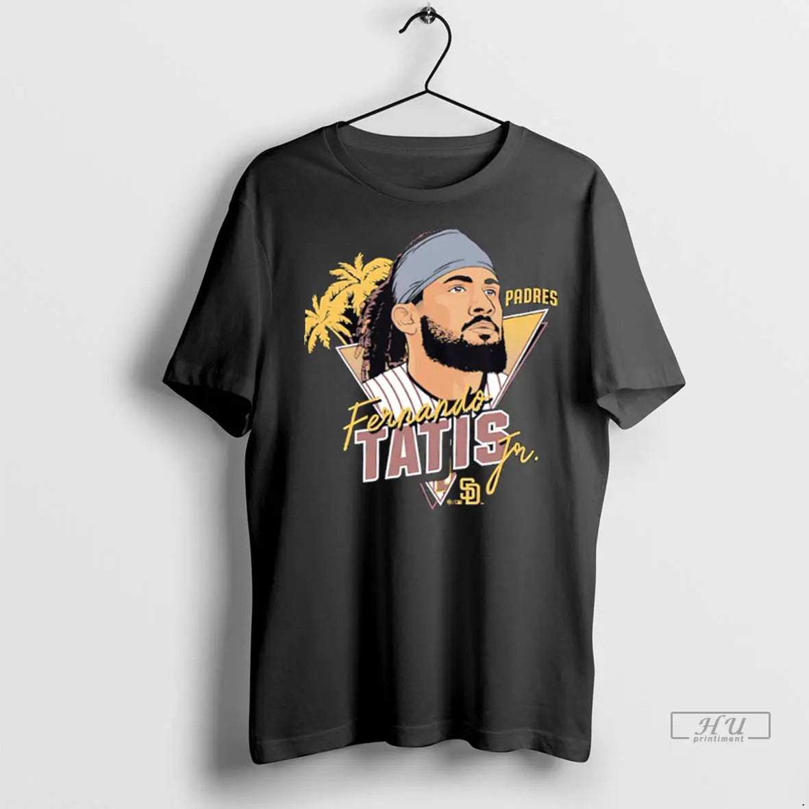 Trending Fernando Tatis Jr Black San Diego Padres Player Caricature Franklin T Shirt