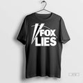 Trending Fox Lies Text T Shirt