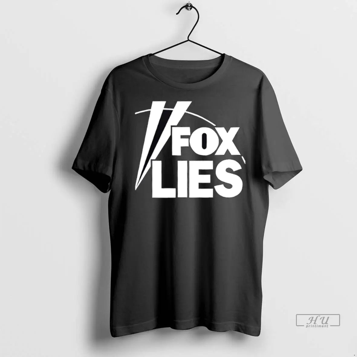 Trending Fox Lies Text T Shirt